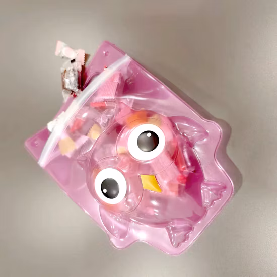 Großhandel mit individuellem Logo bedruckte, wiederverschließbare, weiche, durchsichtige EVA-TPU-Plastiktüten für Lebensmittel-/Spielzeug-/Kosmetikverpackungen